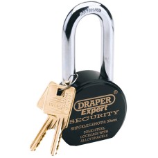 Draper EXPERT 63mm Heavy Duty Stainless Steel Padlock and 2 Keys