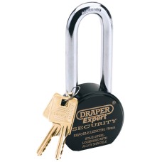 Draper EXPERT 63mm Heavy Duty Stainless Steel Padlock and 2 Keys