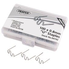 Draper EXPERT 0.8mm U Staples (50)