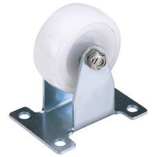 Draper 100mm Dia. Fixed Plate Fixing Nylon Wheel - S.W.L. 125Kg