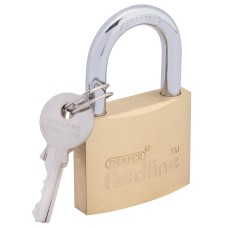 Draper 40mm Brass Cylinder Padlock