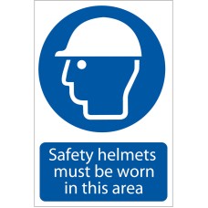Draper 'Safety Helmet Must Be Worn' Mandatory Sign