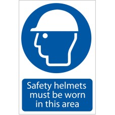 Draper 'Safety Helmet Must Be Worn' Mandatory Sign