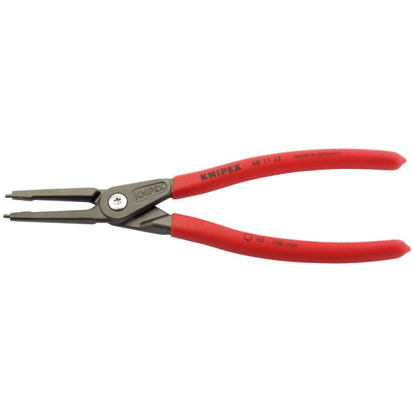 Draper Knipex 225mm Internal Straight Tip Circlip Pliers 40 - 100mm Capacity Draper Knipex 225mm Internal Straight Tip Circlip Pliers 40 - 100mm Capacity