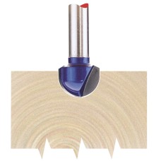 Draper 1/4" Core Box 12.7 x 6.35mm Radius TCT Router Bit