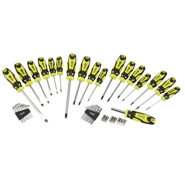 Draper Screwdriver, Hex Key and Bit Set, Green (44 Piece) (78619) Draper Screwdriver, Hex Key and Bit Set, Green (44 Piece) (78619)