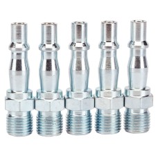 Draper 1/4" BSP Male Coupling Screw Adaptors (Pack of 5)