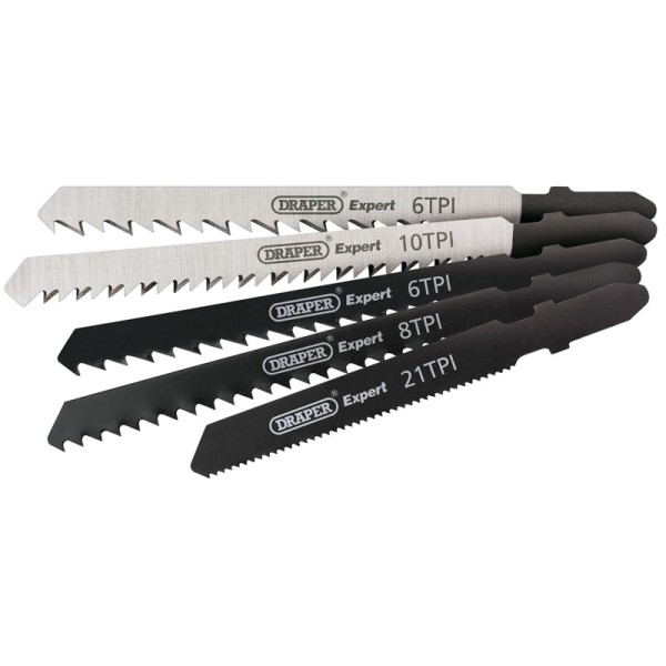 Draper EXPERT Assorted Jigsaw Blade Set (5 Piece) Draper EXPERT Assorted Jigsaw Blade Set (5 Piece)