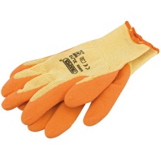 Draper Orange Heavy Duty Latex Coated Work Gloves - Extra Large