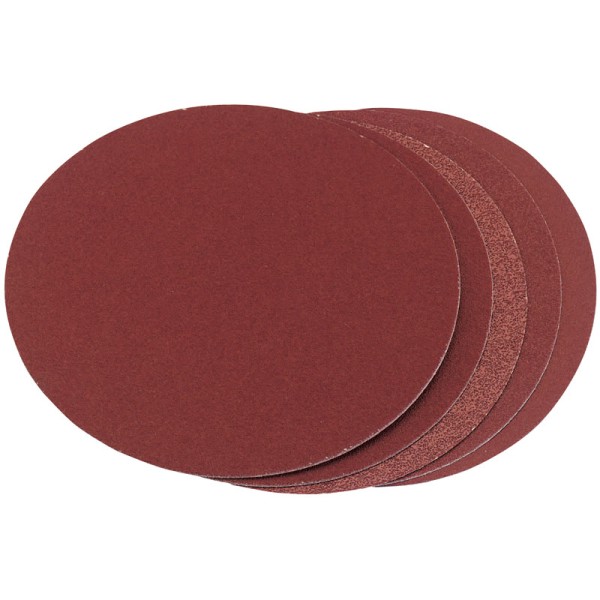 Draper Five Assorted Grit 150mm Aluminium Oxide Sanding Discs Draper Five Assorted Grit 150mm Aluminium Oxide Sanding Discs