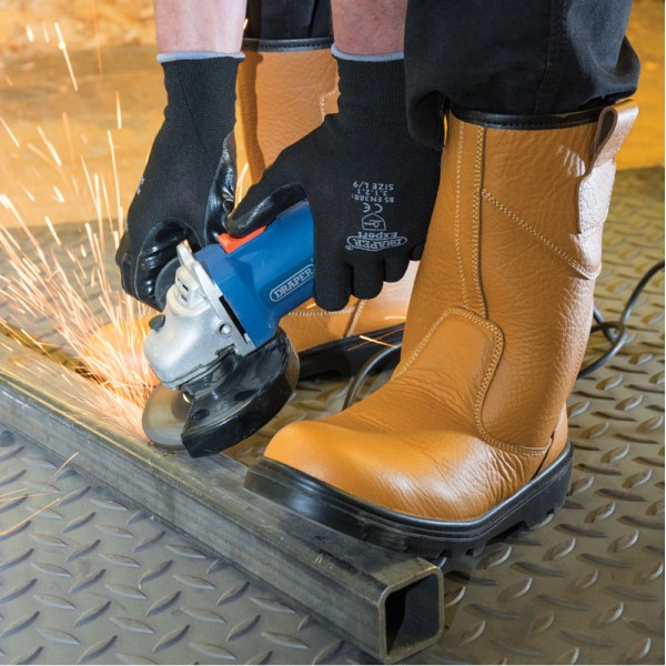 Draper Rigger Style Safety Boots Size 12 Draper Rigger Style Safety Boots Size 12