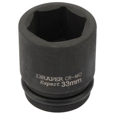 Draper EXPERT 33mm 3/4" Square Drive Hi-Torq® 6 Point Impact Socket