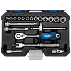 Draper EXPERT 1/4" Sq. Dr. Metric Socket Set (20 Piece)