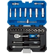 Draper EXPERT 1/4" Sq. Dr. Metric Socket Set (25 Piece)