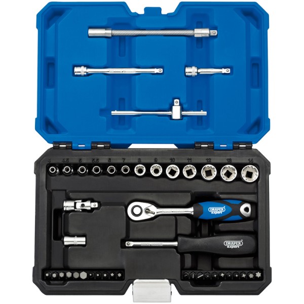 Draper EXPERT 1/4" Sq. Dr. Metric Draper Expert Multi-Drive® Socket Set (43 piece) Draper EXPERT 1/4" Sq. Dr. Metric Draper Expert Multi-Drive® Socket Set (43 piece)