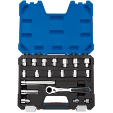 Draper EXPERT 20mm 'Go Through' Socket Set (19 Piece)