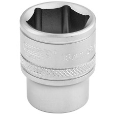 Draper EXPERT 3/8" Square Drive 6 Point Metric Socket (18mm)