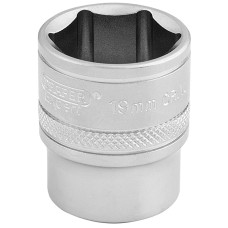 Draper EXPERT 3/8" Square Drive 6 Point Metric Socket (19mm)