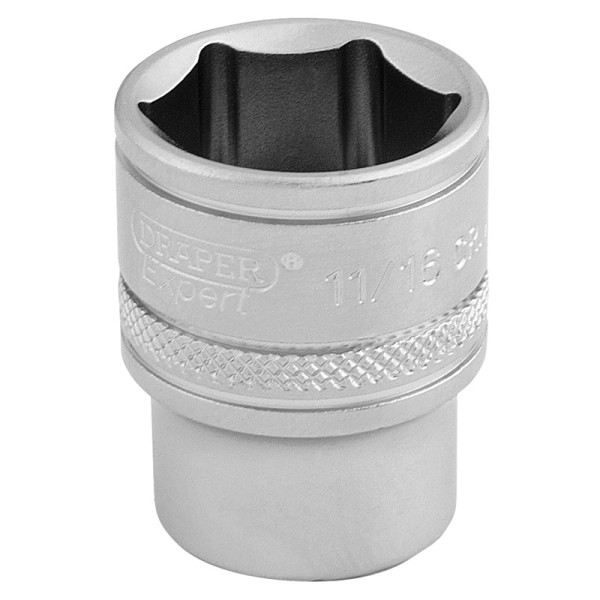 Draper EXPERT 3/8" Square Drive 6 Point Imperial Socket (11/16") Draper EXPERT 3/8" Square Drive 6 Point Imperial Socket (11/16")