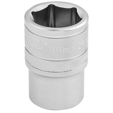 Draper EXPERT 1/2" Square Drive 6 Point Metric Socket (18mm)