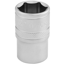 Draper EXPERT 1/2" Square Drive 6 Point Imperial Socket (11/16")