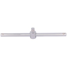 Draper EXPERT 1/2" Square Drive Satin Chrome Sliding T Bar