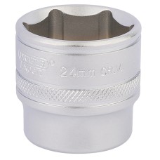 Draper EXPERT 3/8" Square Drive Hi-Torq® 6 Point Deep Socket (24mm)