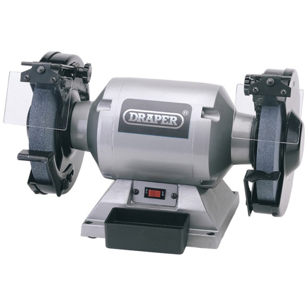 Draper 230V 200mm (8") Heavy Duty Bench Grinder (550W) Draper 230V 200mm (8") Heavy Duty Bench Grinder (550W)