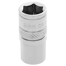 Draper EXPERT 1/4" Square Drive Hi-Torq® 6 Point Socket (8mm)