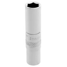 Draper EXPERT 1/4" Square Drive Hi-Torq® 6 Point Deep Socket (8mm)