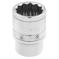 Draper EXPERT 3/8" Square Drive Hi-Torq® 12 Point Socket (14mm)