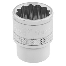 Draper EXPERT 3/8" Square Drive Hi-Torq® 12 Point Socket (17mm)