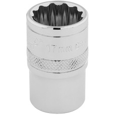 Draper EXPERT 1/2" Square Drive Hi-Torq® 12 Point Socket (17mm)