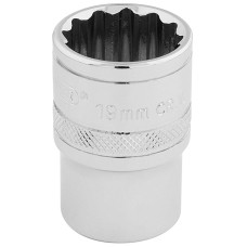 Draper EXPERT 1/2" Square Drive Hi-Torq® 12 Point Socket (19mm)