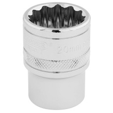 Draper EXPERT 1/2" Square Drive Hi-Torq® 12 Point Socket (20mm)