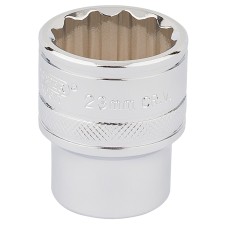 Draper EXPERT 1/2" Square Drive Hi-Torq® 12 Point Socket (23mm)