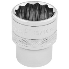 Draper EXPERT 1/2" Square Drive Hi-Torq® 12 Point Socket (15/16")