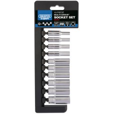 Draper EXPERT 1/4" Sq. Dr. Metric Multi-Drive® Deep Socket Set (10 Piece)