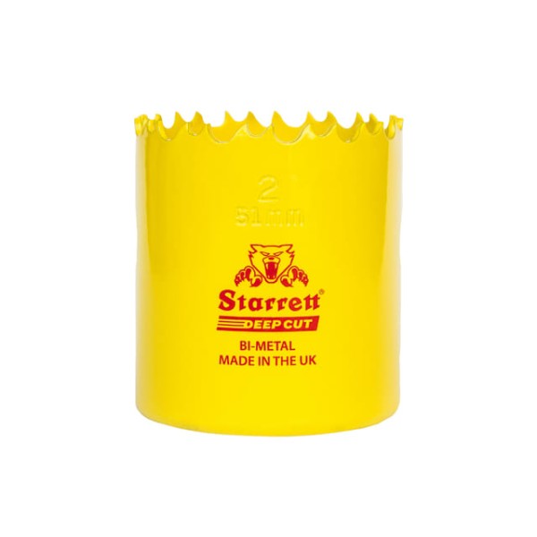 Starrett DCH0278 Deep Cut Bi-Metal Holesaw 73mm Starrett DCH0278 Deep Cut Bi-Metal Holesaw 73mm