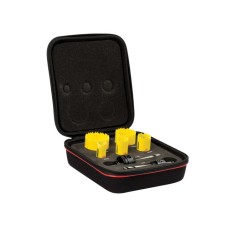 Starrett  KDC05021 Deep Cut Bi-Metal Electrician's Holesaw Kit 7 Piece