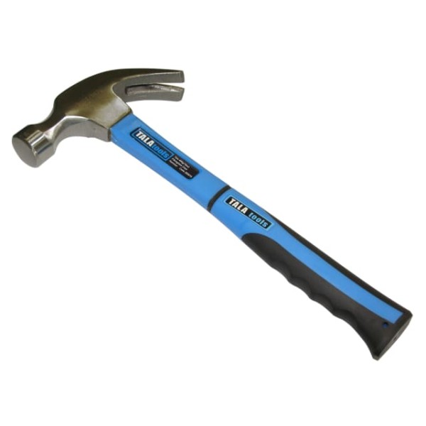 TALATools Claw Hammer, Fibreglass Shaft 450g (16oz) TALATools Claw Hammer, Fibreglass Shaft 450g (16oz)