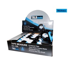 TALATools  5m Measuring Tape Display, 24 Piece