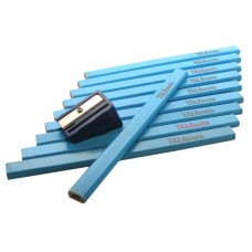 TALATools  Carpenter's Pencils with Sharpener Kit, 10 Piece