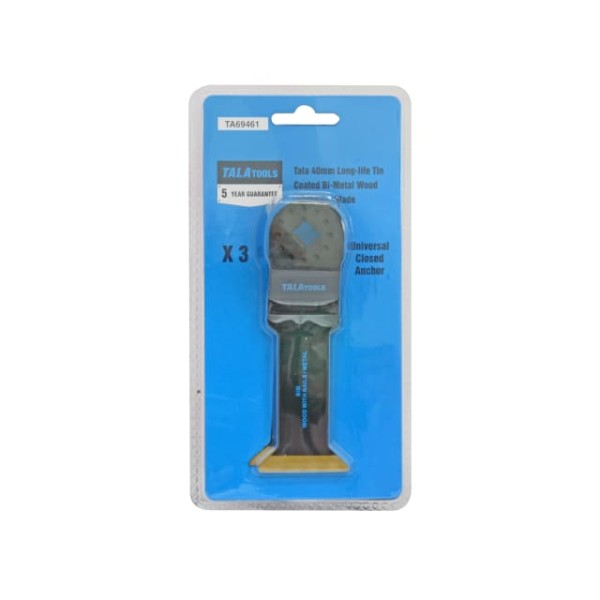 TALATools Multi-Tool Bi-Metal Wood with Nails Blade 40mm (Pack 3) TALATools Multi-Tool Bi-Metal Wood with Nails Blade 40mm (Pack 3)