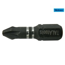 TALATools Impact Screwdriver Bits Pozidriv PZ2 25mm (Pack 2) TALATools Impact Screwdriver Bits Pozidriv PZ2 25mm (Pack 2)