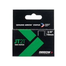 Arrow JT21 T27 Staples 10mm (3/8in) Box 1000