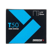 Arrow T50 Staples 12mm (1/2in) Bulk Pack 5000