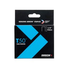 Arrow T50 Staples 12mm (1/2in) Box 1250