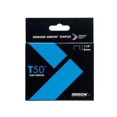 Arrow T50 Staples 6mm (1/4in) Box 1250