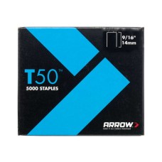 Arrow T50 Staples 14mm (9/16in) Pack 5000 (4 x 1250)